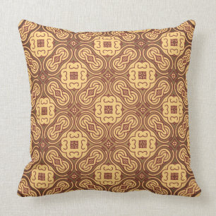 Achtergrond kleurig retropatroon kussen