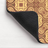 Achtergrond kleurig retropatroon muismat (Hoek)