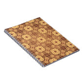 Achtergrond kleurig retropatroon notitieboek (Rechterzijde)