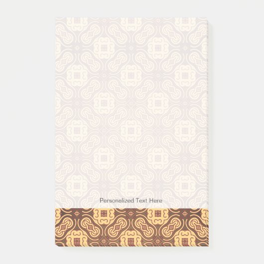 Achtergrond kleurig retropatroon post-it® notes (Voorkant)