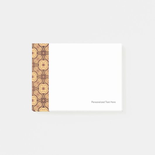 Achtergrond kleurig retropatroon post-it® notes (Voorkant)