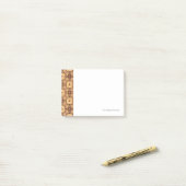 Achtergrond kleurig retropatroon post-it® notes (Op bureau)