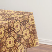 Achtergrond kleurig retropatroon tafelkleed (Voorbeeld)