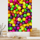 Achtergrond kleurig snoep poster (Keuken)