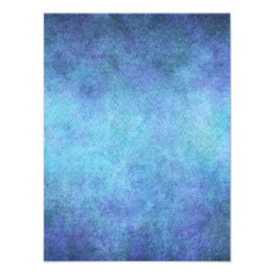 Achtergrond kleurrijke blauwe Paarse Waterverf Foto Afdruk