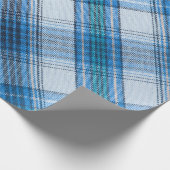 Achtergrond kleurrijke gestripte linde stof cadeaupapier (Hoek)