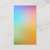 Achtergrond kleurrijke gradiënten visitekaartje (Achterkant)