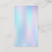 Achtergrond kleurrijke gradiënten visitekaartje (Achterkant)