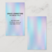 Achtergrond kleurrijke gradiënten visitekaartje (Voorkant / Achterkant)