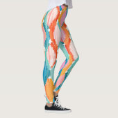 Achtergrond kleurrijke Waterverf Leggings (Rechts)