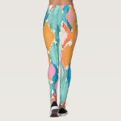 Achtergrond kleurrijke Waterverf Leggings (Achterkant)