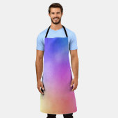 Achtergrond kleurrijke Waterverf Schort (Gedragen)