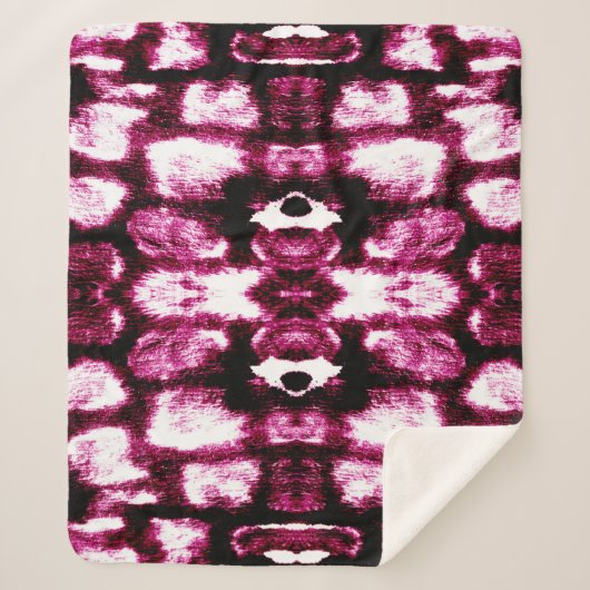 Achtergrond kleurverf. Aquarelle Art. Vloeibare in Sherpa Deken (Voorkant)