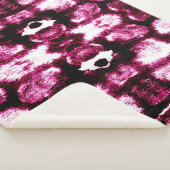 Achtergrond kleurverf. Aquarelle Art. Vloeibare in Sherpa Deken (3/4)