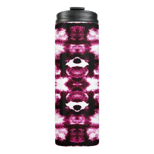 Achtergrond kleurverf. Aquarelle Art. Vloeibare in Thermosbeker (Voorkant)