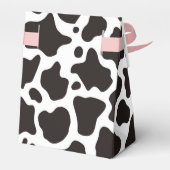 achtergrond koe patroon bedankdoosjes (Achterkant)