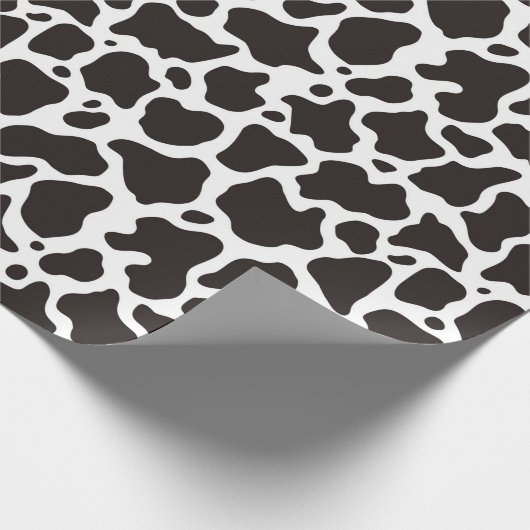 achtergrond koe patroon cadeaupapier (Hoek)