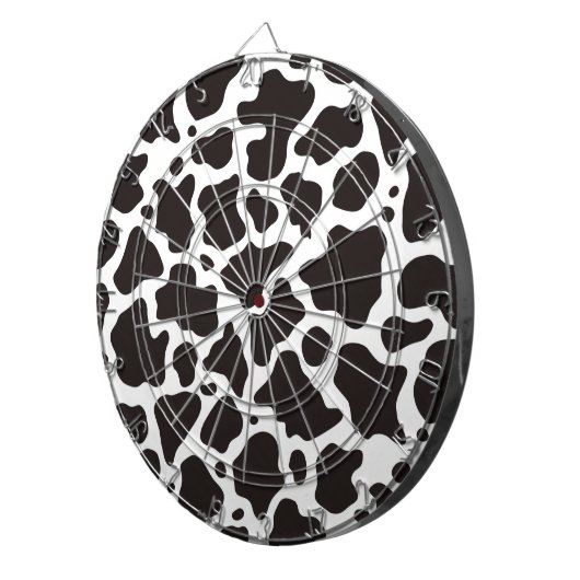 achtergrond koe patroon dartbord (Voorkant Rechts)