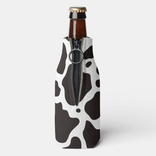 achtergrond koe patroon flesjeskoeler (Fles Achterkant)