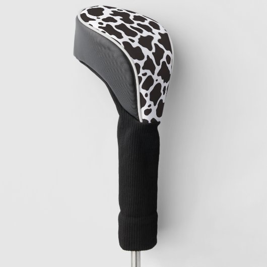 achtergrond koe patroon golfheadcover (Schuin)