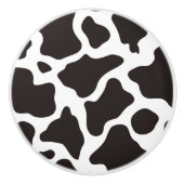 achtergrond koe patroon keramische knop (Voorkant)