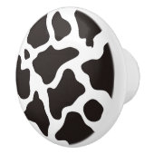 achtergrond koe patroon keramische knop (Rechts)