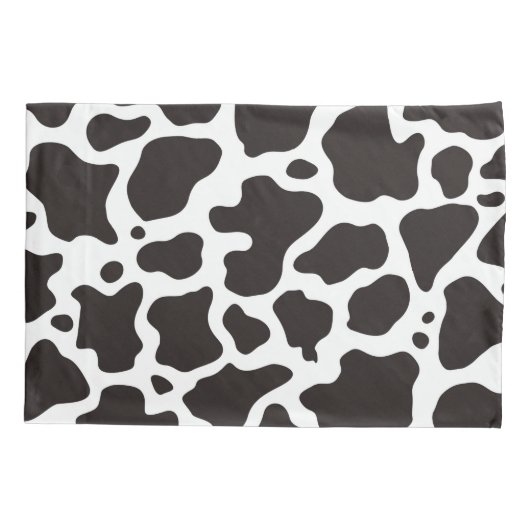 achtergrond koe patroon kussensloop (Achterkant)