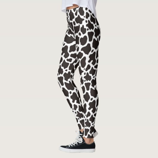 achtergrond koe patroon leggings (Links)