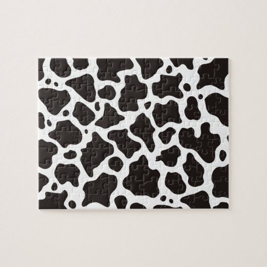 achtergrond koe patroon legpuzzel (Horizontaal)