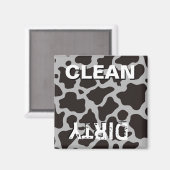 achtergrond koe patroon magneet (Voorkant / Achterkant)