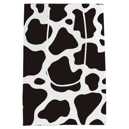 achtergrond koe patroon medium cadeauzakje (Achterkant)