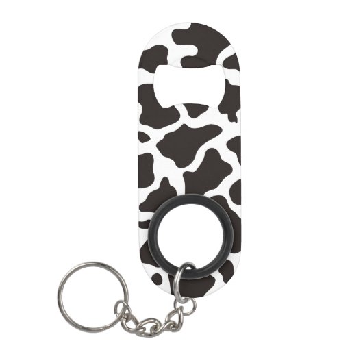 achtergrond koe patroon mini flessenopener (Voorkant)