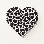 achtergrond koe patroon notitieboek (Achterkant)