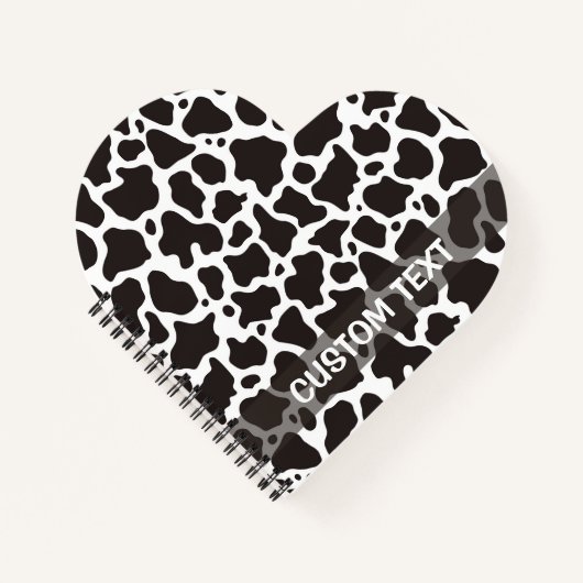 achtergrond koe patroon notitieboek (Voorkant)