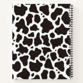 achtergrond koe patroon notitieboek (Achterkant)