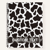 achtergrond koe patroon notitieboek (Voorkant)