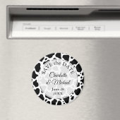 Achtergrond koe Patroon opslaan Datum Magneet (Insitu (Vaatwasser))