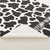 achtergrond koe patroon sherpa deken (3/4)