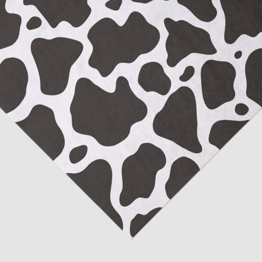 achtergrond koe patroon tissuepapier (Detail)