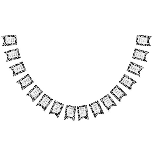 Achtergrond koe Patroon Vlaggetjes (Alle)