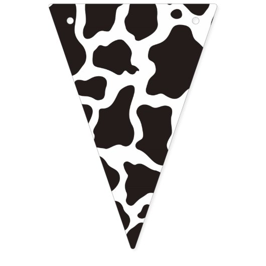 achtergrond koe patroon vlaggetjes (Derde vlag)