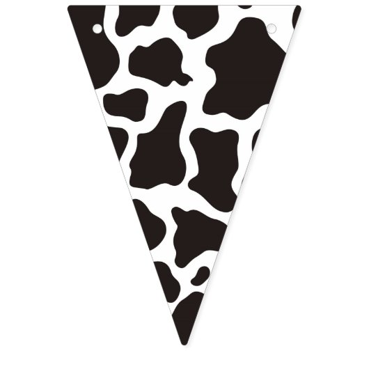 achtergrond koe patroon vlaggetjes (Tweede vlag)