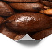 achtergrond koffiebonen poster (Hoek)