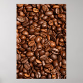 achtergrond koffiebonen poster (Voorkant)