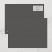 Achtergrond kolen grijs op een briefkaart (Voorkant / Achterkant)