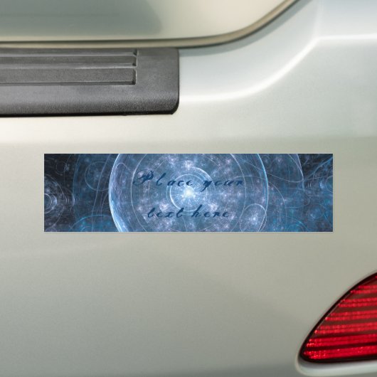 Achtergrond kosmos 001 bumpersticker (Op auto)