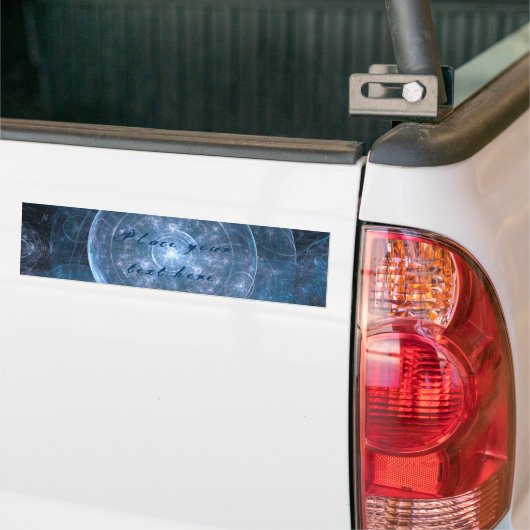 Achtergrond kosmos 001 bumpersticker (Op Truck)