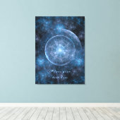 Achtergrond kosmos 001 canvas afdruk (Insitu (Houten vloer))