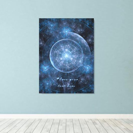 Achtergrond kosmos 001 canvas afdruk (Insitu (Houten vloer))