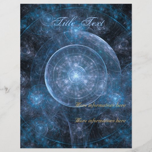 Achtergrond kosmos 001 flyer (Voorkant)